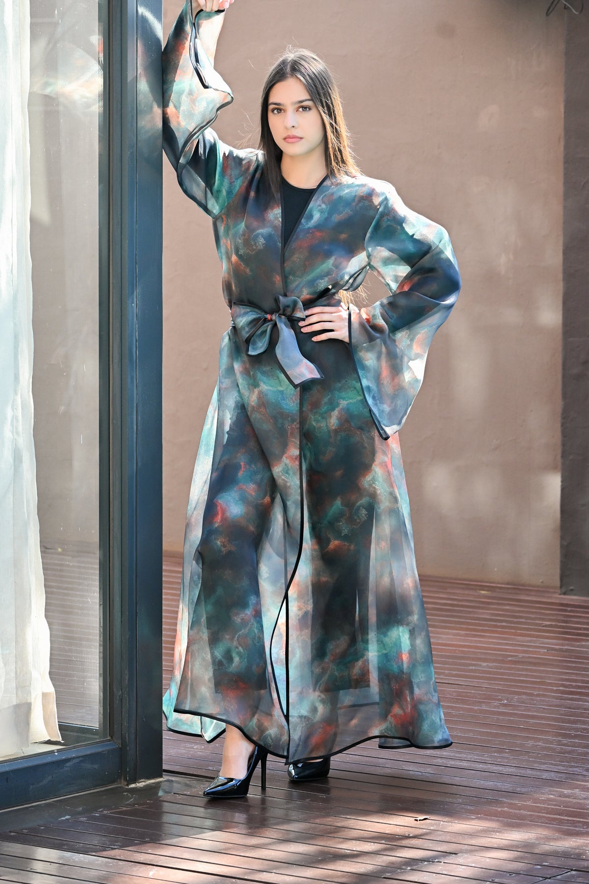 Printed Abaya