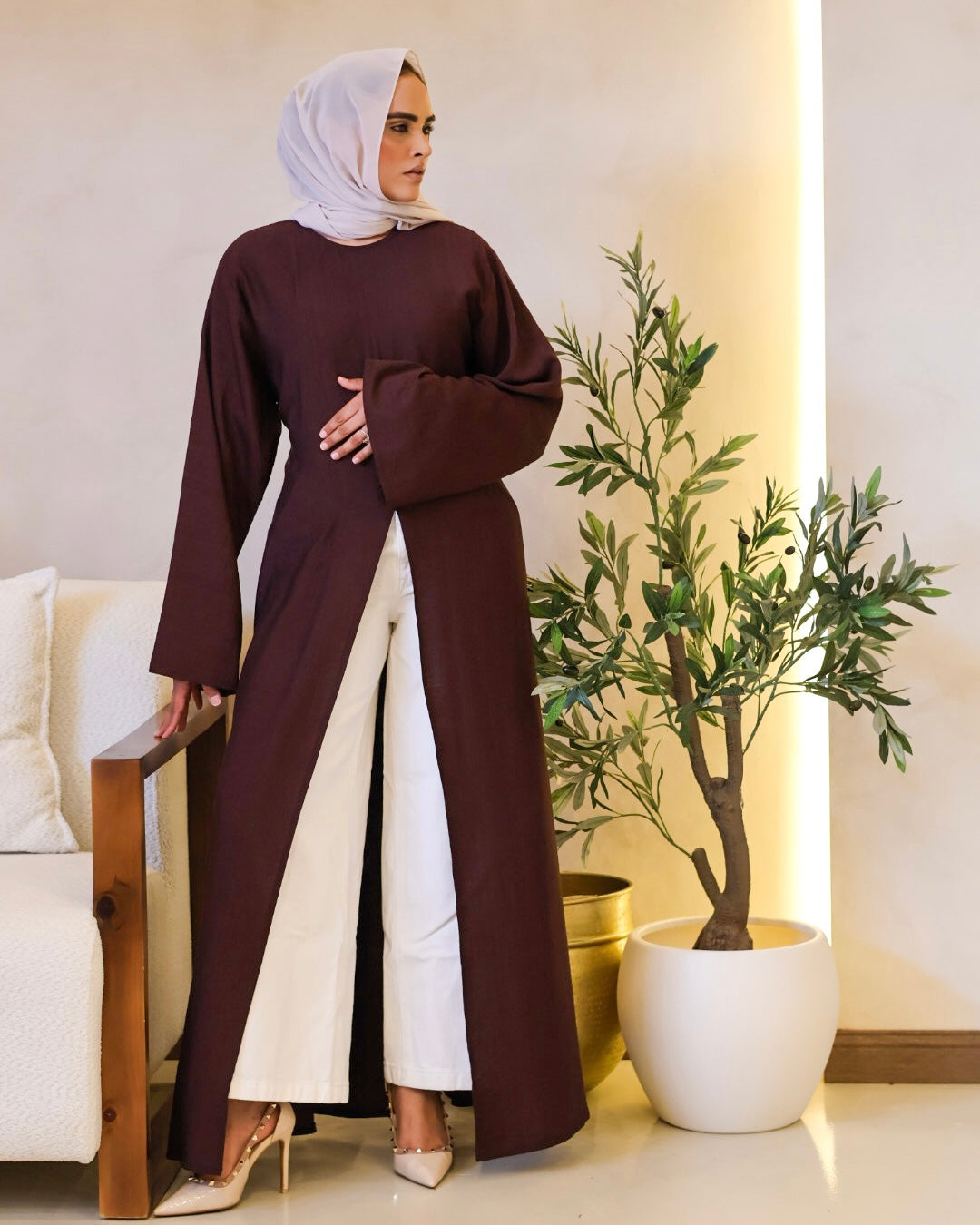 Brown Abaya